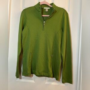 👗 Fairway & Greene Women's Green Half-Zip quarter zip size medium